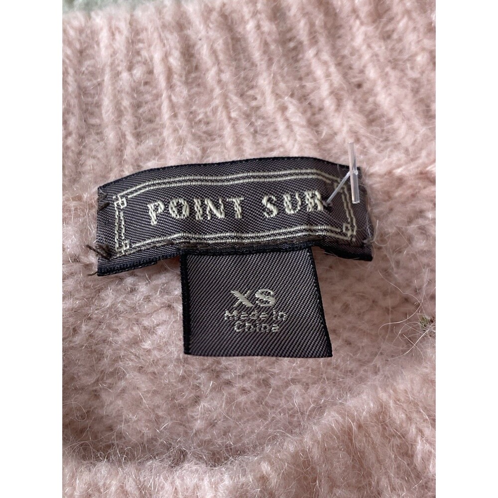 J Crew Sz XS Point Sur Knit Striped Pullover Sweater Alpaca Merino Wool Blend - Picture 3 of 6